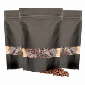 Kraft Standup Pouches in Black – Stylish, Durable, Eco‑Friendly Packaging in Pakistan