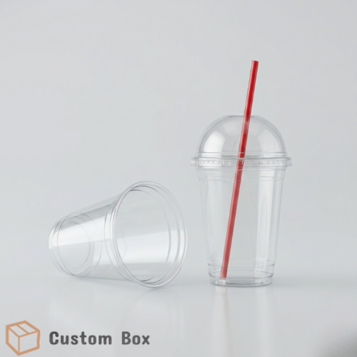 16oz Disposable Clear Cup with Dome Lid Eco Packaging