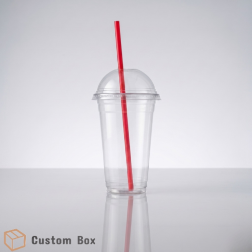 16oz Disposable Clear Cup with Dome Lid Eco Packaging