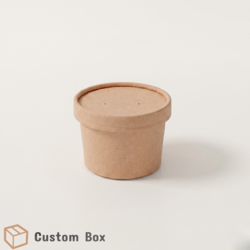 250ml Kraft Paper Bowl with Lid for Takeaway Food