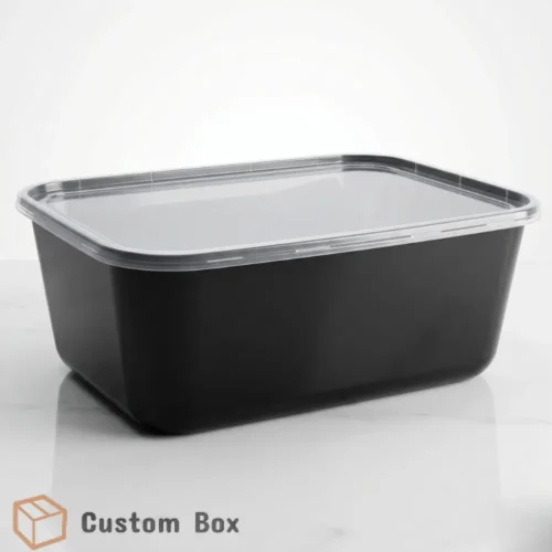 Disposable Black Food Packaging Container