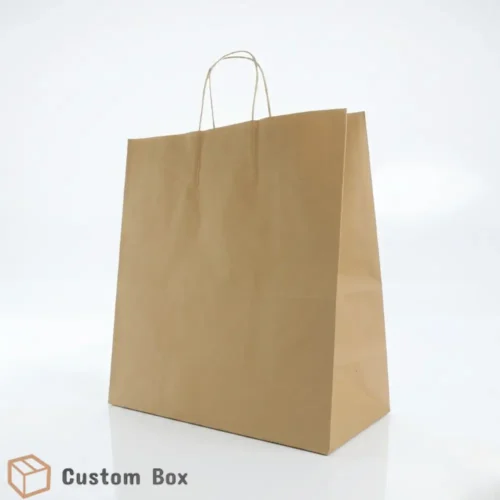 Eco Kraft Paper Bag with Twisted Rope Handle Large Size