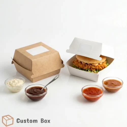 Patty & Zinger Burger Boxes Eco Friendly Packaging