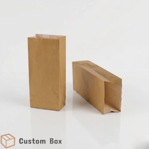 SOS Paper Bags Without Handle Small Eco Kraft Packaging