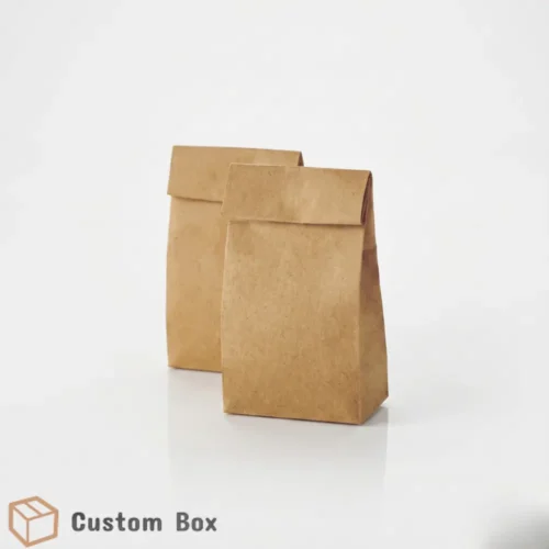 SOS Paper Bags Without Handle Small Eco Kraft Packaging