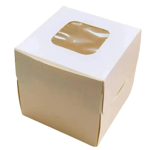 Cake Box with Transparent Window