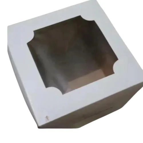 Cake Box with Transparent Window