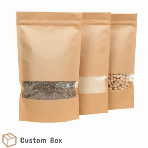 Kraft Standup Pouch 16x26CM Brown Eco Packaging