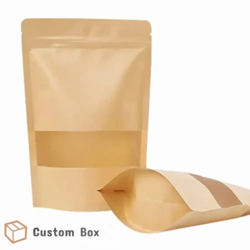 Kraft Standup Pouch 16x26CM Brown Eco Packaging
