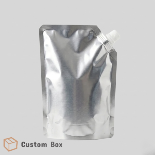 Plain Aluminum Standup Spout Pouch