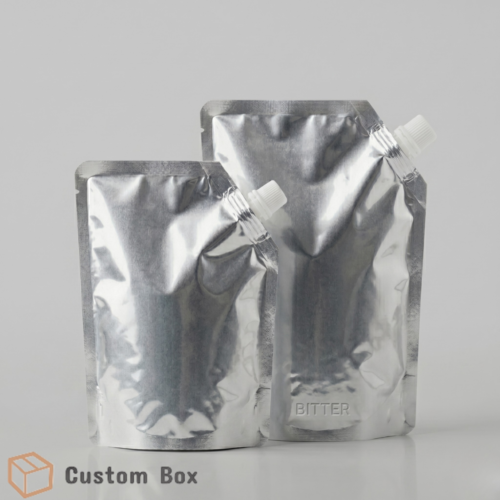 Plain Aluminum Standup Spout Pouch