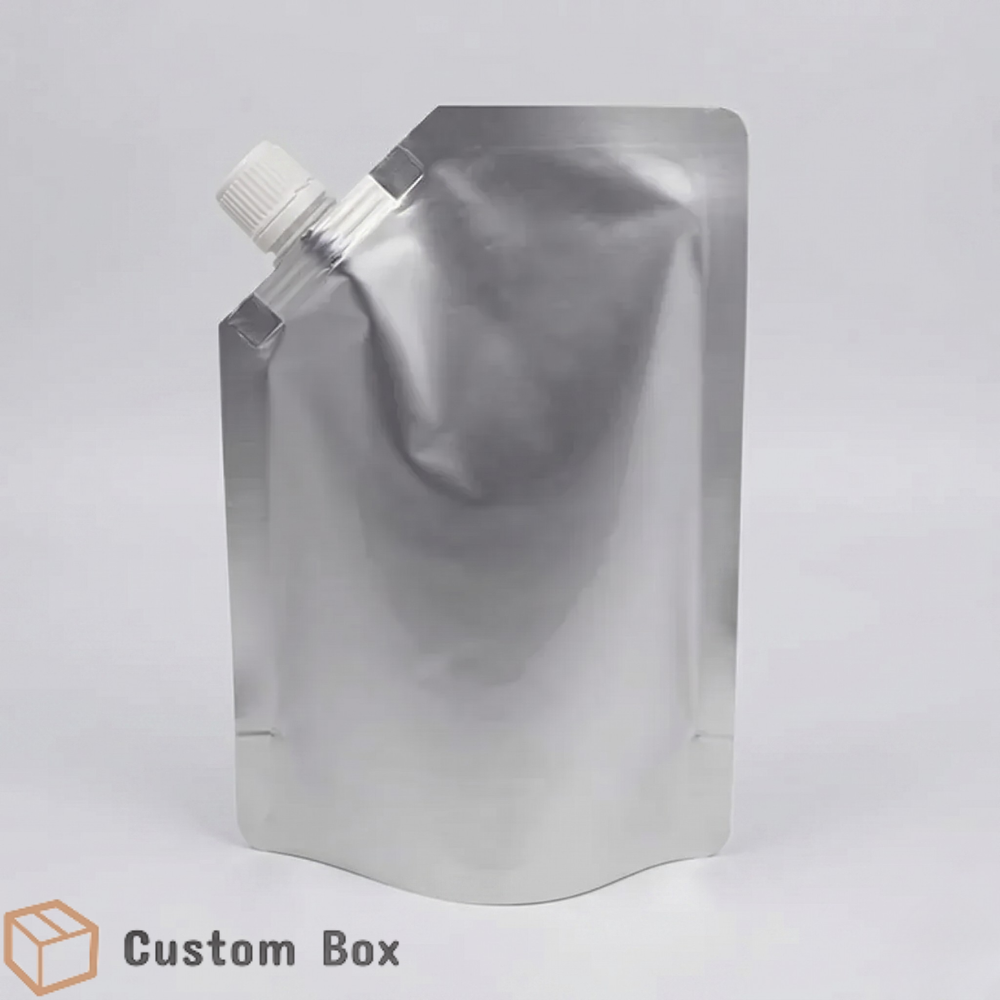 Plain Aluminum Standup Spout Pouch