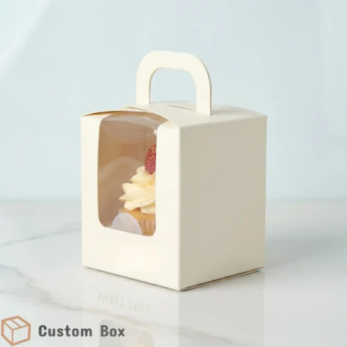 Eco-Friendly Single Cupcake Box Packaging