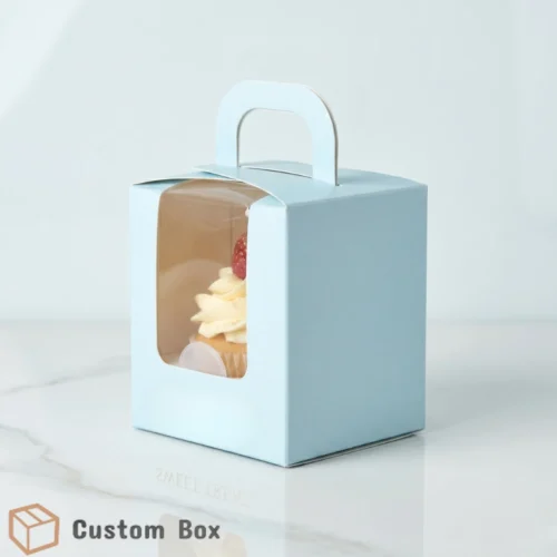 Eco-Friendly Single Cupcake Box Packaging