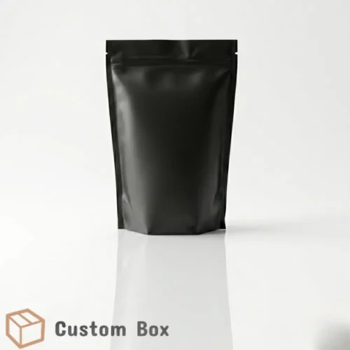 Black Standup Aluminum Laminated Pouch