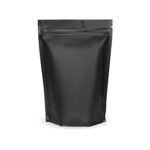 Black Standup Pouch with Aluminum lamination