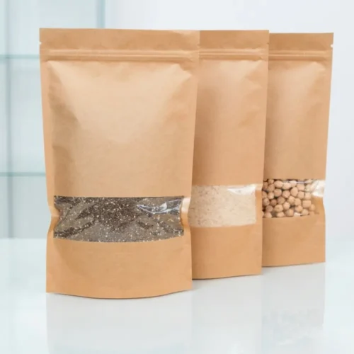 Kraft Standup Pouch Brown Packaging