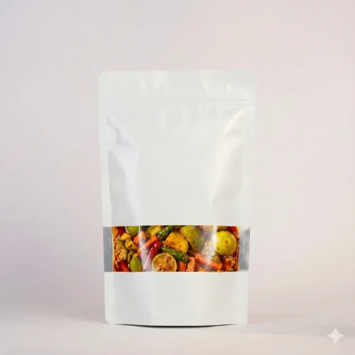 White Standup Pouch for Pickle