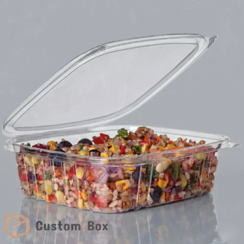 20oz Hinged Deli Box Clear Plastic Container