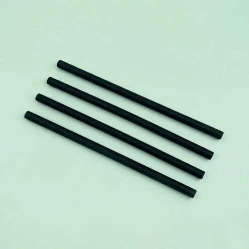 8mm Black Disposable Drinking Straw for Beverages
