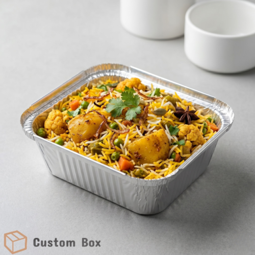 Aluminium Foil Container Disposable Food Tray