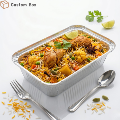 Aluminium Foil Container Disposable Food Tray