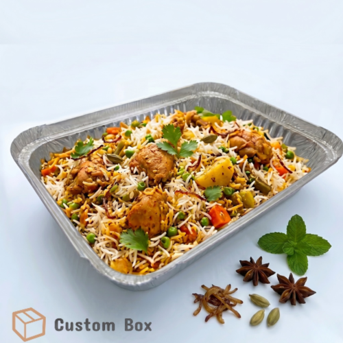 Aluminium Foil Container Disposable Food Tray
