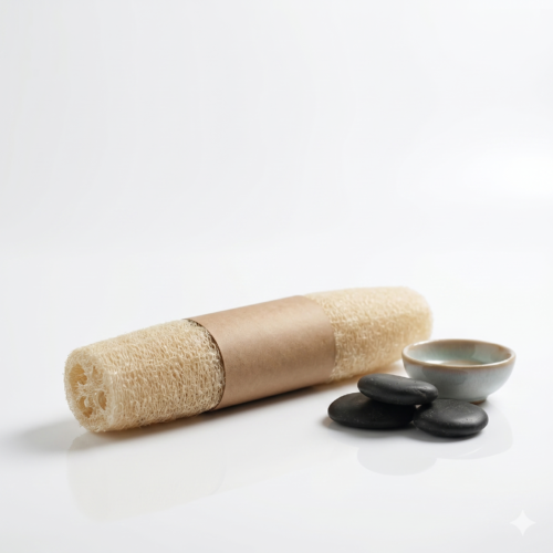 Title: Natural Loofah Sponge for Skin Exfoliation