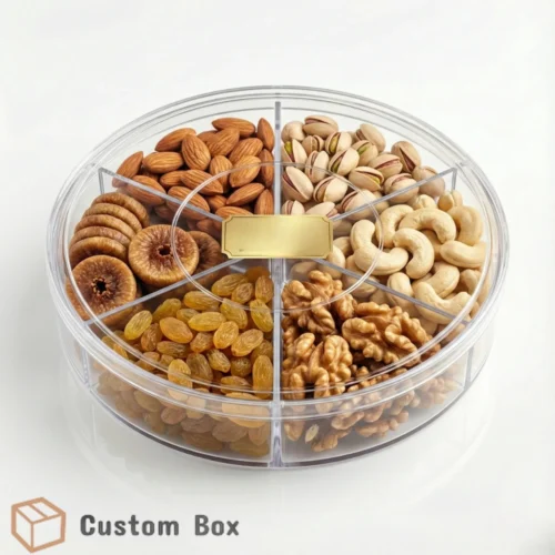 Six Portion Acrylic Box 750gm Food Container