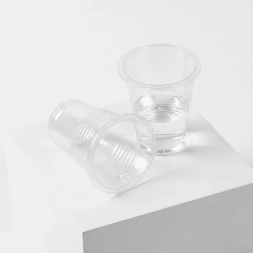 Zam Zam Clear Disposable Plastic Water Cups
