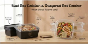 Black Food Container vs Transparent Food Container – Which One Is Right for Your Business in Pakistan?