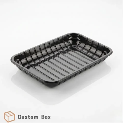 Black Meat Tray – Food Grade Fresh Meat Packaging