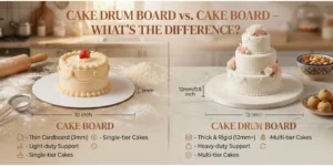 Cake Drum Board vs Cake Board – What’s the Difference?