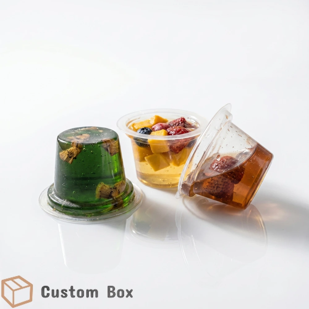 Choc Dip Jelly Cup 90ml Eco Friendly Dessert Cup