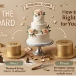 How to Choose the Right Cake Board for Your Cake Size