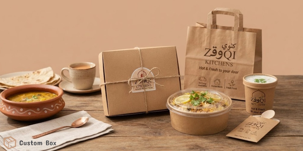 Cloud Kitchen Kraft Packaging – CustomBox Pakistan