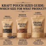 Kraft Pouch Sizes Guide — Which Size for What Product?
