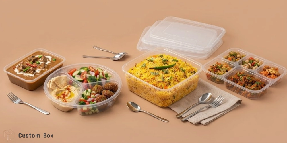 Transparent Food Containers for Restaurants & Catering