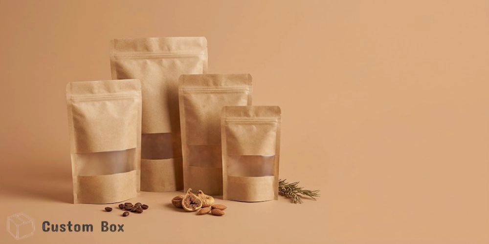 Custom Kraft Pouches in Pakistan – Stand-Up Pouches with Window