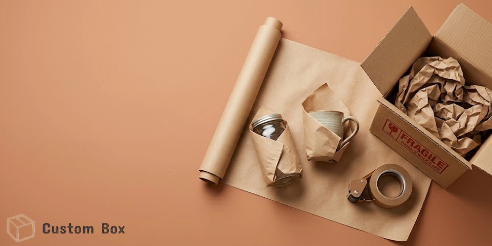 How to Pack Fragile Items Using Kraft Paper – Custom Box